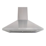Proline Stylish Ductless Stainless Steel Wall Mounted Range Hood, 600 CFM - Proline PLJW 129 RK600