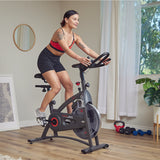 iDeal Sunny Health & Fitness Premium Magnetic Resistance Smart Indoor Cycling Bike with Quiet Belt Drive and Exclusive SunnyFit App Enhanced Bluetooth Connectivity