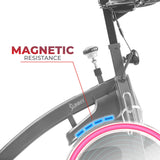 iDeal Sunny Health & Fitness Premium Magnetic Resistance Smart Indoor Cycling Bike with Quiet Belt Drive and Exclusive SunnyFit App Enhanced Bluetooth Connectivity