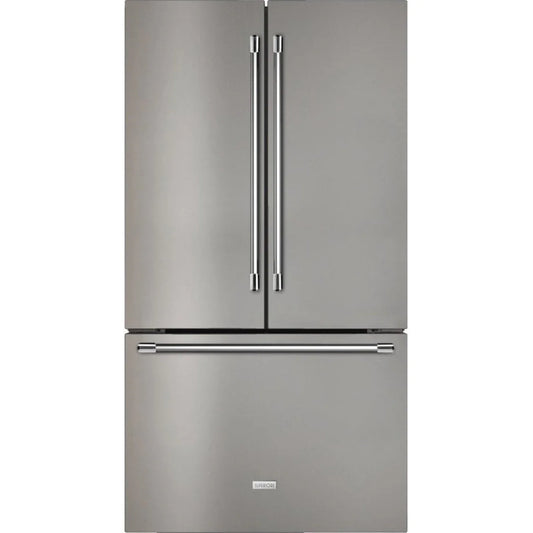 Superiore La Cucina 36-Inch French Door Refrigerator, with Water Dispenser & Ice Maker, in Stainless steel - F_36FFS_