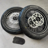 Surron Ultra Bee Supermoto Wheel Kit - 51200-YQ5A-Z04-51300-YQ5A-Z04