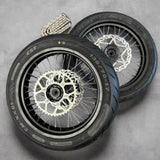 Surron Ultra Bee Supermoto Wheel Kit - 51200-YQ5A-Z04-51300-YQ5A-Z04