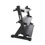 TKO Strength 3-Tier Shelf Style Dumbbell Rack - 6235-B
