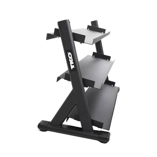 TKO Strength 3-Tier Shelf Style Dumbbell Rack - 6235-B