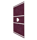 Trigon Sports 6' x 12' Pro Turf Colored Home Plate Batting Mats - BTM612OR