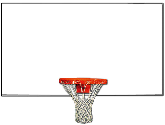 Trigon Sports Steel Rectangular White Backboard  -  BBSRW
