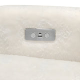 Ubabub Arc Electronic Recliner and Swivel Glider in Boucle with Usb Port  - M23688