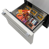 Vinotemp Indoor/Outdoor Drawer Refrigerator and Freezer, in Stainless Steel - BR-24FZREF
