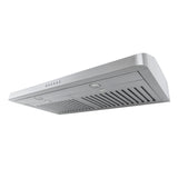 ProLine Under-Cabinet Range Hood, Convertible to Ductless, 600 CFM, Stainless Steel Proline - PLJW 185 Slim