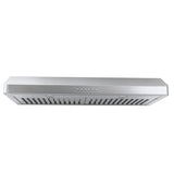 ProLine Under-Cabinet Range Hood, Convertible to Ductless, 600 CFM, Stainless Steel Proline - PLJW 185 Slim