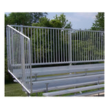 Bleacher Aluminum Preferred Bleachers with Safety Railing - NB0415VP