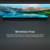 VIVIDSTORM Pearl White Cinema Plus Motorized Tension Floor Rising Projector Screen