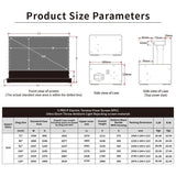 VIVIDSTORM S PRO P Motorized Tension Floor Rising UST ALR Perforated Projector Screen