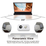 VIVIDSTORM S White Cinema Perforated Motorized Tension Floor Rising Projector Screen