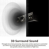 VIVIDSTORM S White Cinema Perforated Motorized Tension Floor Rising Projector Screen