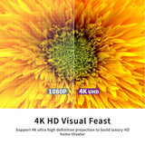 VIVIDSTORM S White Cinema Perforated Motorized Tension Floor Rising Projector Screen