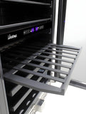Vinotemp 24-Inch Outdoor Dual-Zone Wine & Beverage Cooler - VT-OUTDR24GD