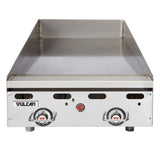 Vulcan MSA24 24" Natural Gas Griddle with Snap Action Thermostatic Control - 54,000 BTU - MSA24