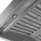 Proline Wall Mounted Range hood, Ducted, 2000 CFM, Thick 304 Stainless Steel - PLGW WC BBQ Ultra