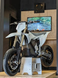 Warp9 Switch Stark Varg Black/Magnesium Supermoto Kit - 120/70ZR17