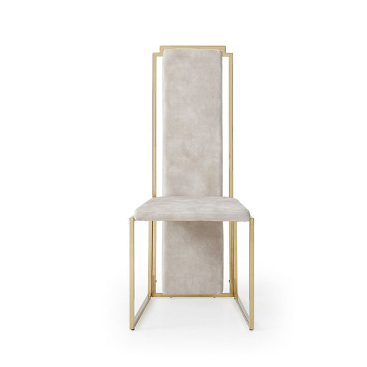 Whiteline Mods - Sumo Dining Chair DC1658F-BEI - DC1658F-BEI